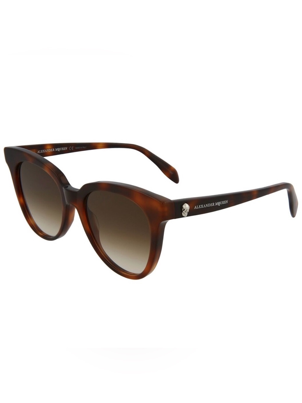 Alexander McQueen Women's Tortoiseshell Cat-Eye Sunglasses - Brown Gradient